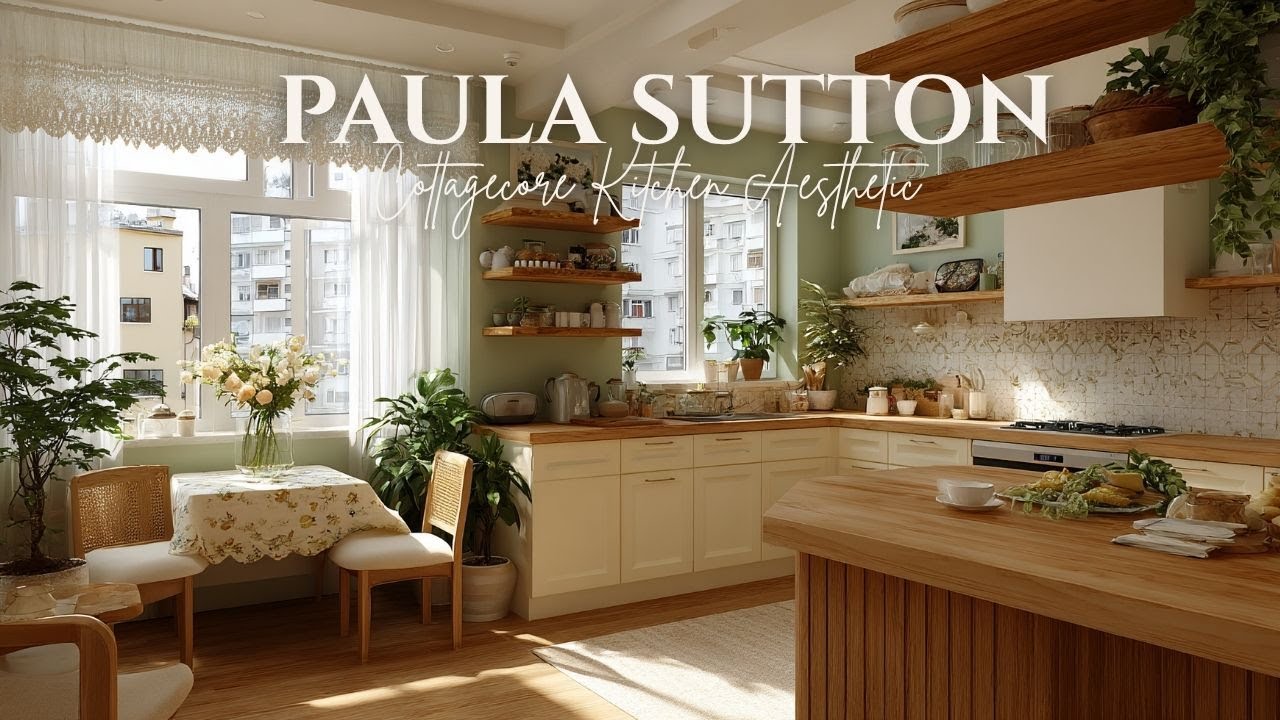 Cottagecore Kitchen Aesthetic Inspired by Paula Sutton  Vintage Style Decor Ideas & Tips