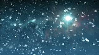 1 hour 4K Screensaver of snowfall and star Christmas satisfying Animation screenshot 4