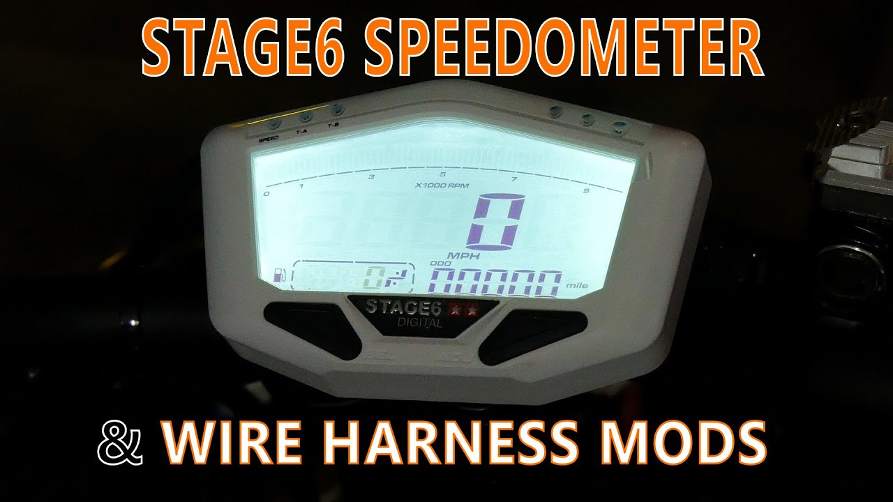 Stage6 Multi-Function Gauge Install And Updating The Wire Harness On My Chinese Scooter! T1 : Part3