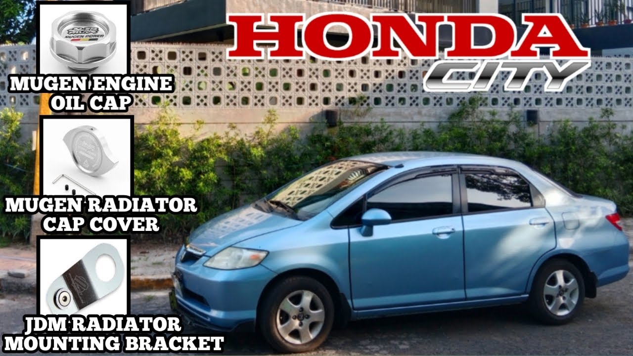 MUGEN ENGINE OIL CAP, MUGEN RADIATOR CAP COVER & JDM RADIATOR MOUNTING