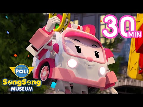 Birthday <strong>Party</strong> Songs for Kids | Happy Birthday to You &amp;<strong>amp</strong>;+ | SongSong Museum | Robocar POLI <strong>TV</strong>