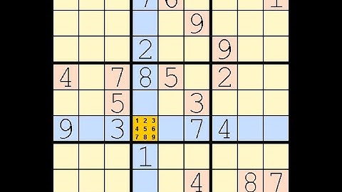How to Solve Los Angeles Times Sudoku Expert  August 3, 2023