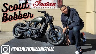 I've never seen one like this before! Custom Built Big Bore Indian Scout Bobber.