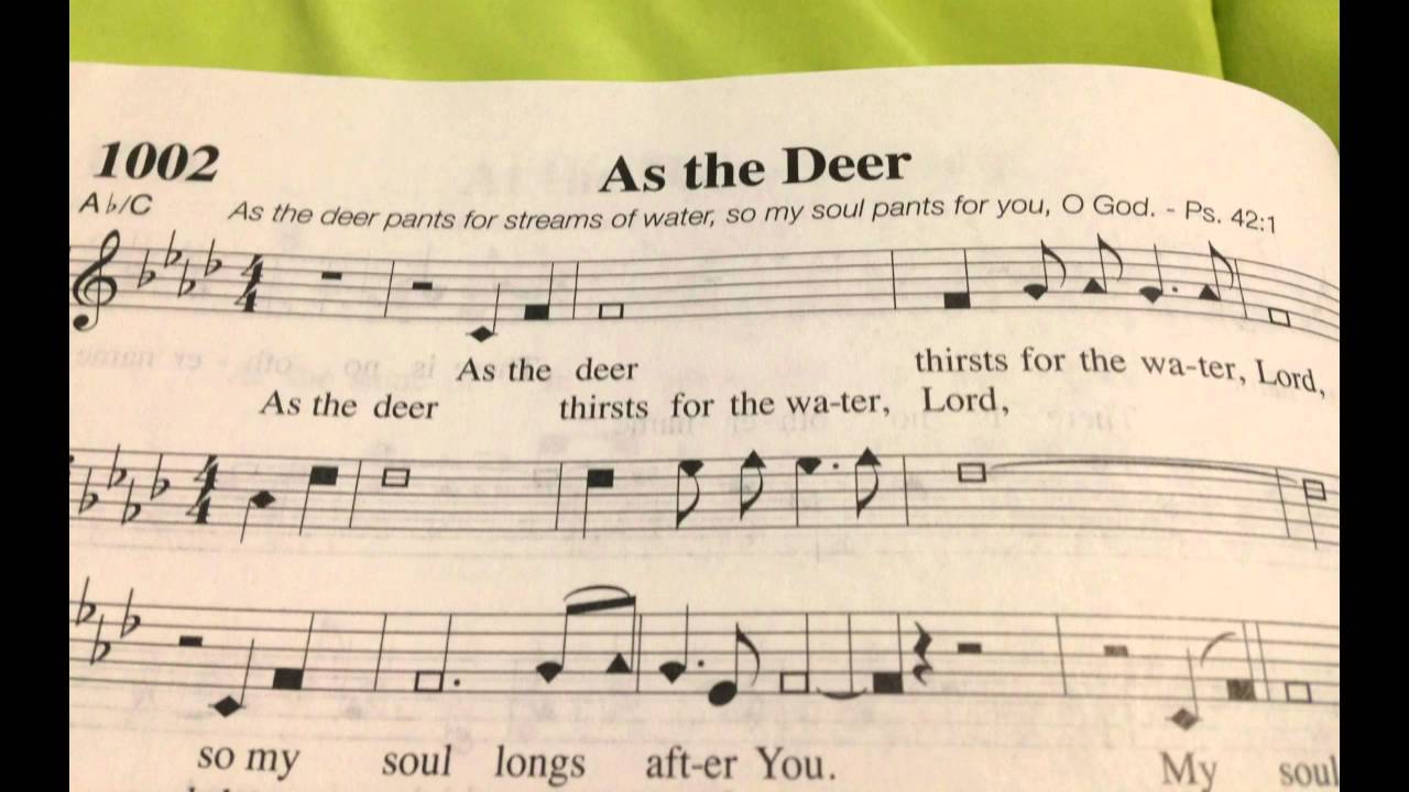 As The Deer ~ Acapella Gospel Hymn - YouTube