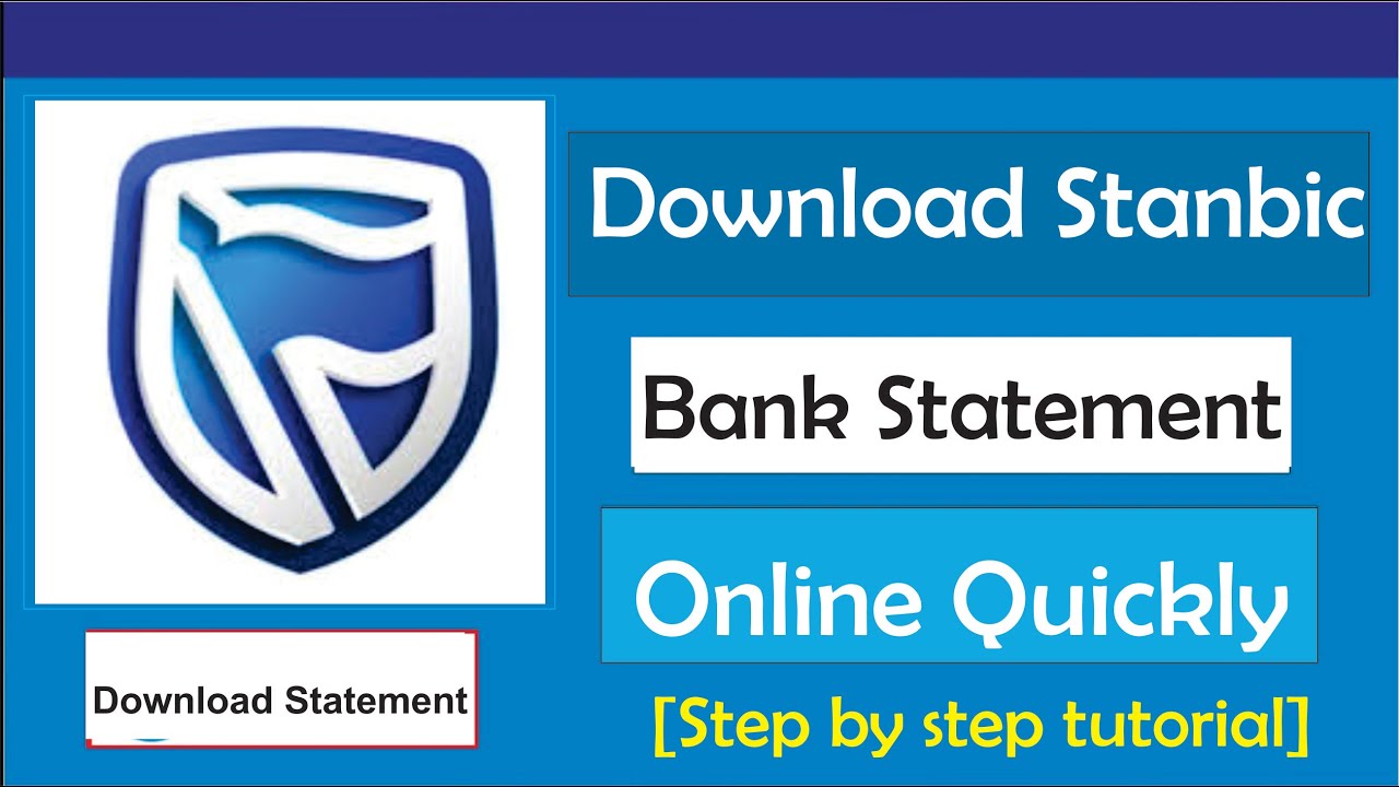 How to Download Stanbic Bank Statement Online - YouTube