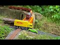 Trains vs trucks  ho scale derailment and fails