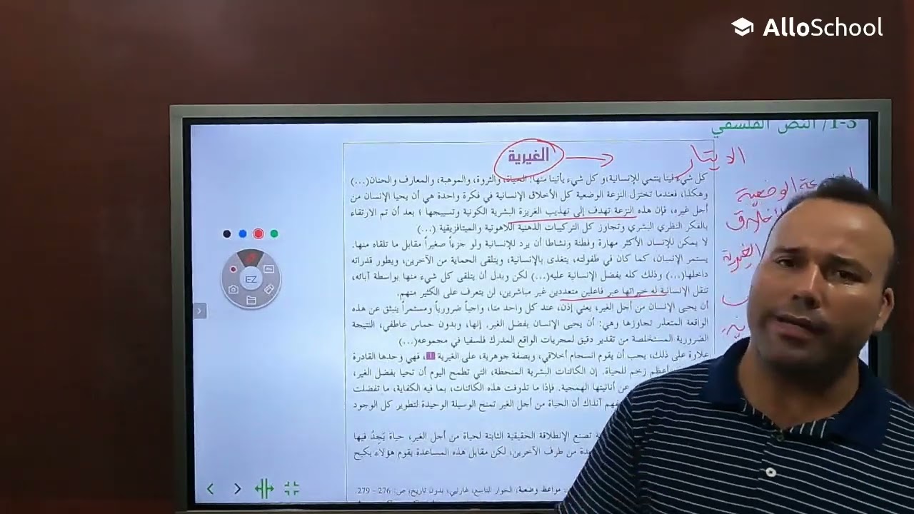 مفهوم الغير (المحور الثالث : العلاقة مع الغير)