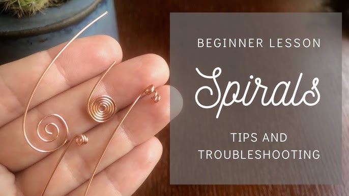 🌟JEWELRY MAKING WIRE WRAPPING FOR BEGINNERS 🌟 ALL ABOUT SWIRLS 