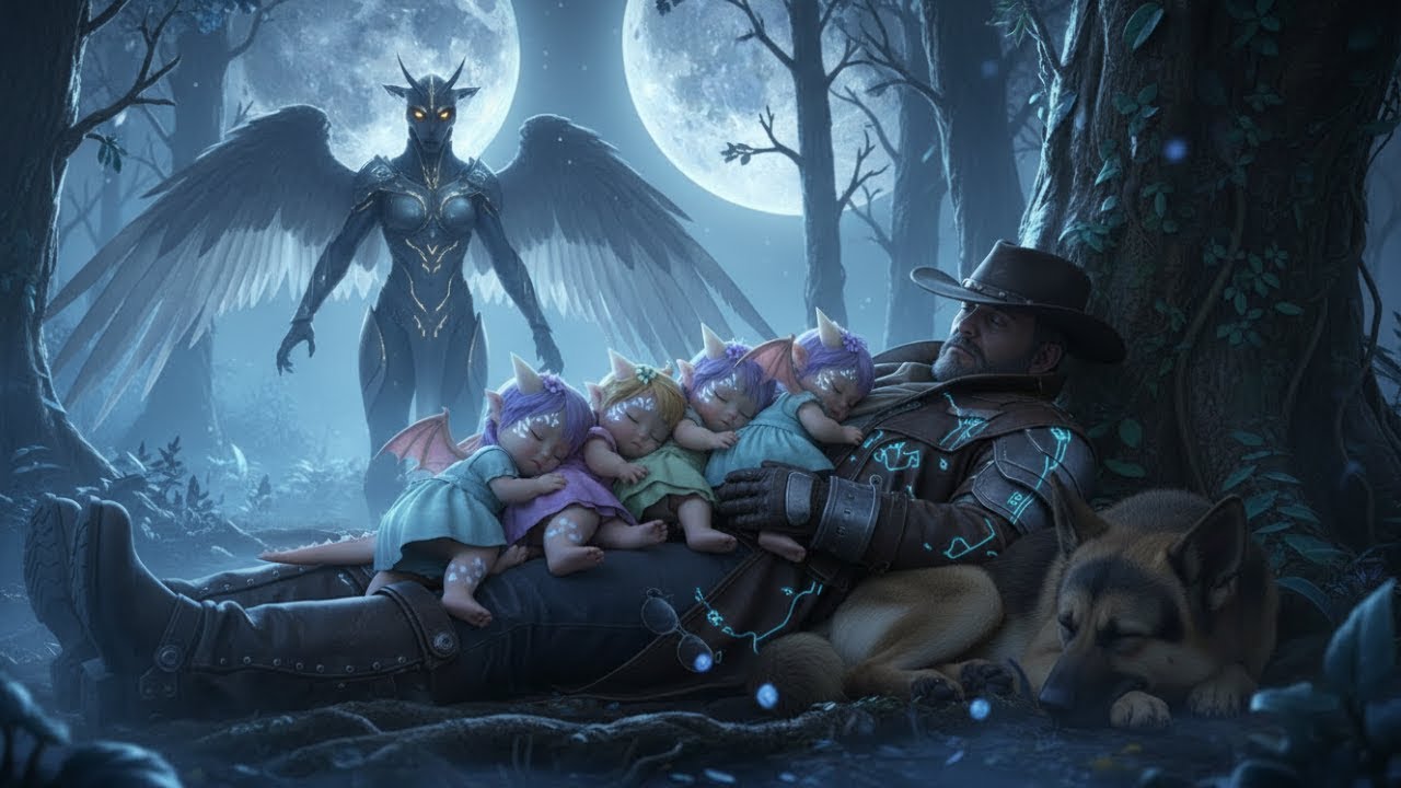 Er adoptierte vier außerirdische Mädchen – ohne zu ahnen, dass sie die Erbinnen einer tyrannischen,.