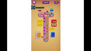 Color Loop Puzzle Level 9. Walkthrough Gameplay 