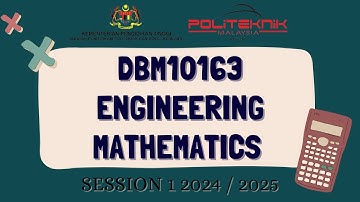 DBM10163 ENGINEERING MATHEMATICS 1 - Discussion Vector & Scalar