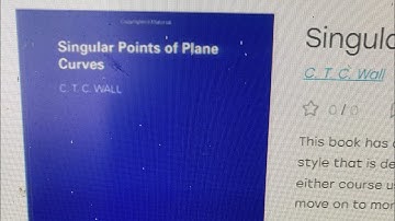 S3.log conical threshold and resolution of x^a=y^b, Singular points of plane curves-C. T. C. Wall