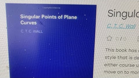 S3.log conical threshold and resolution of x^a=y^b, Singular points of plane curves-C. T. C. Wall