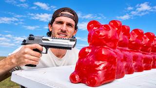 How Many Giant Gummy Bears Does it Take to Stop a Bullet?