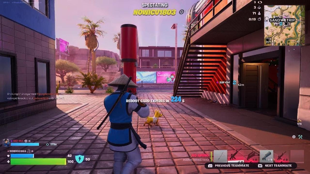 Fortnite Lord Raiden fails but so close