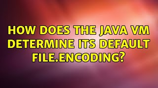How does the Java VM determine its default file.encoding?