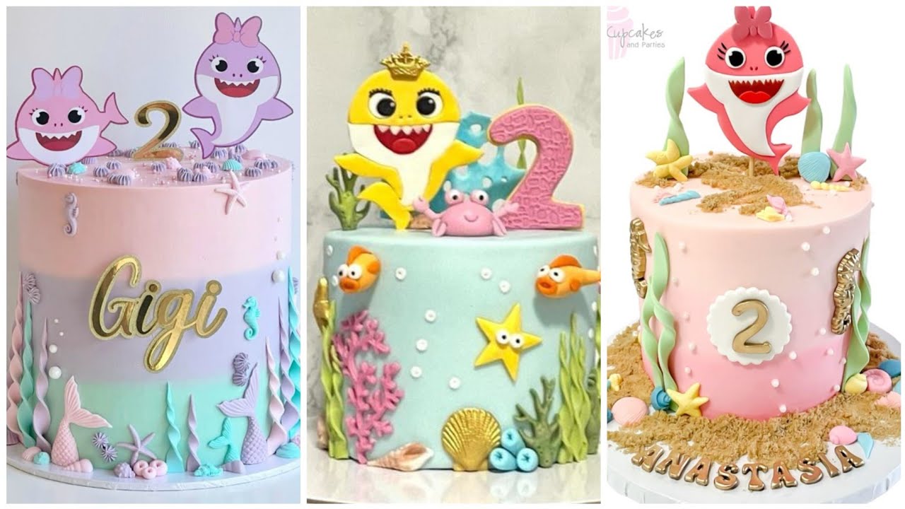 Latest Baby Shark Birthday Cakes 2025 || Baby Shark Cake Designs || Latest Baby Shark theme Cakes