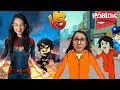 Roblox - HEROINAS NOOBS VS PRISIONEIRAS DESAJEITADAS (Mad City) | Luluca Games