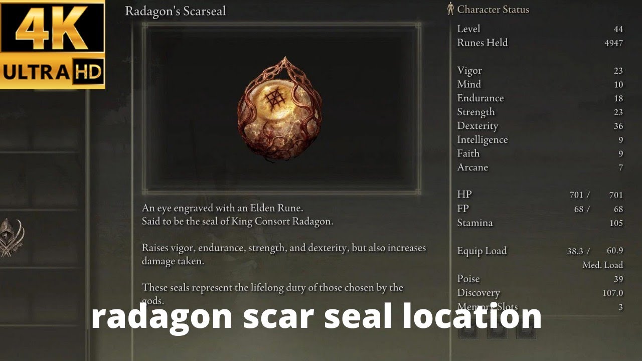 How to Get Radagon's Scarseal: Location