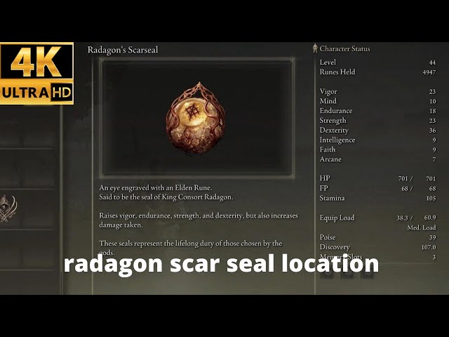 Radagon's Scarseal Location