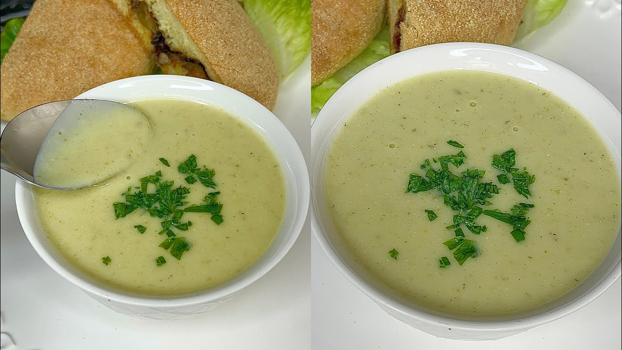 شوربة لڭرعة لخضرة والبطاطا كتجي  بنينة ودافئة بدون كريمة سائلة وو بدون تعقيدات 😋