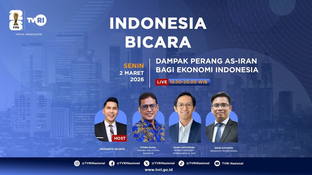 Dialog Indonesia Bicara | Dampak Perang As-Iran Bagi Ekonomi Indonesia