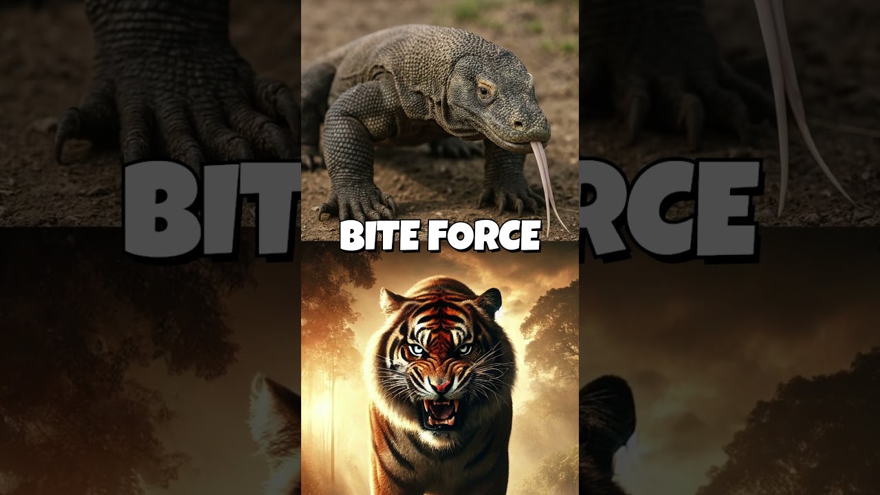 KOMODO DRAGON VS TIGER. Who Wins??!!