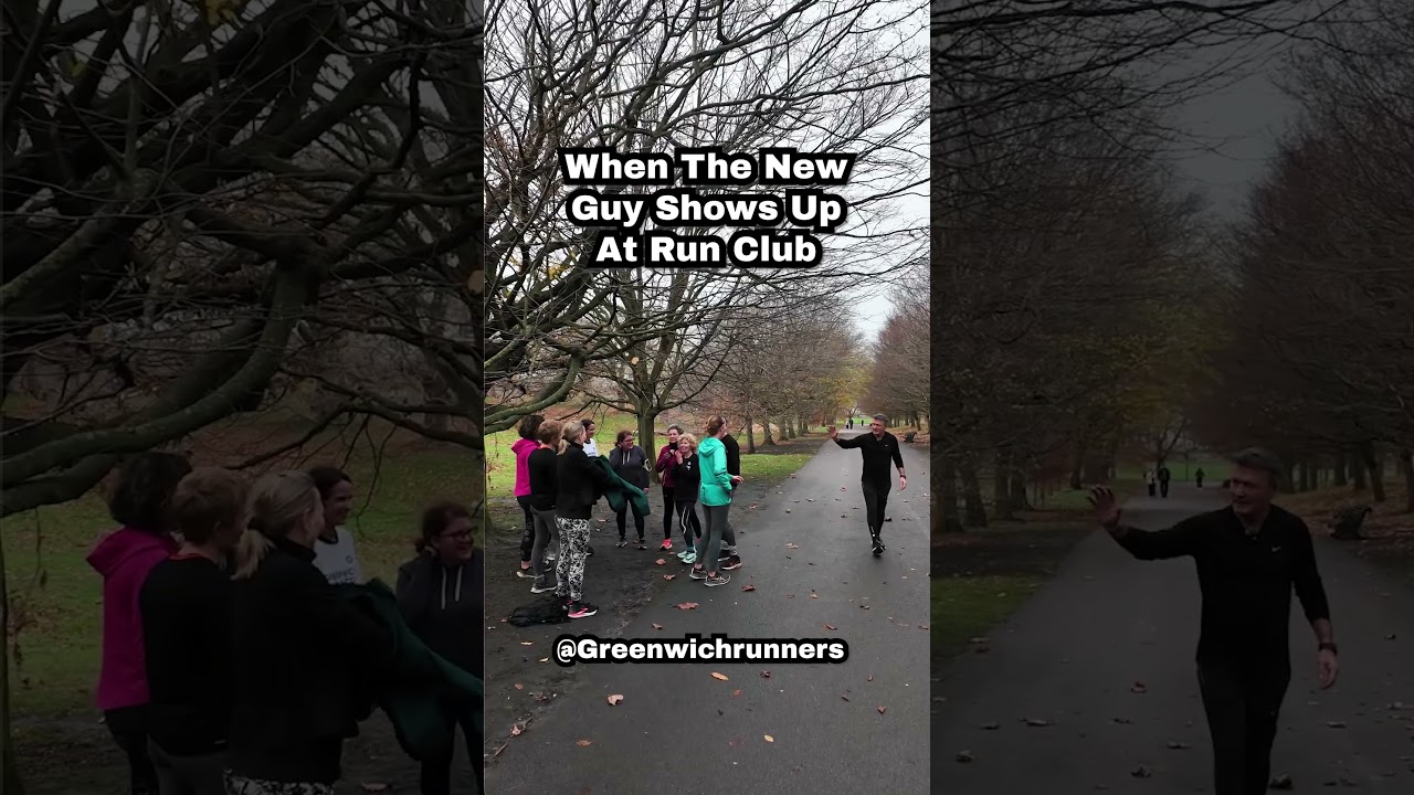 When the ‘new guy’ jogs past 👀😂