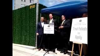 Assemblyman Mark Gjonaj - Emergency Room Entrance Weiler Hospital May 1