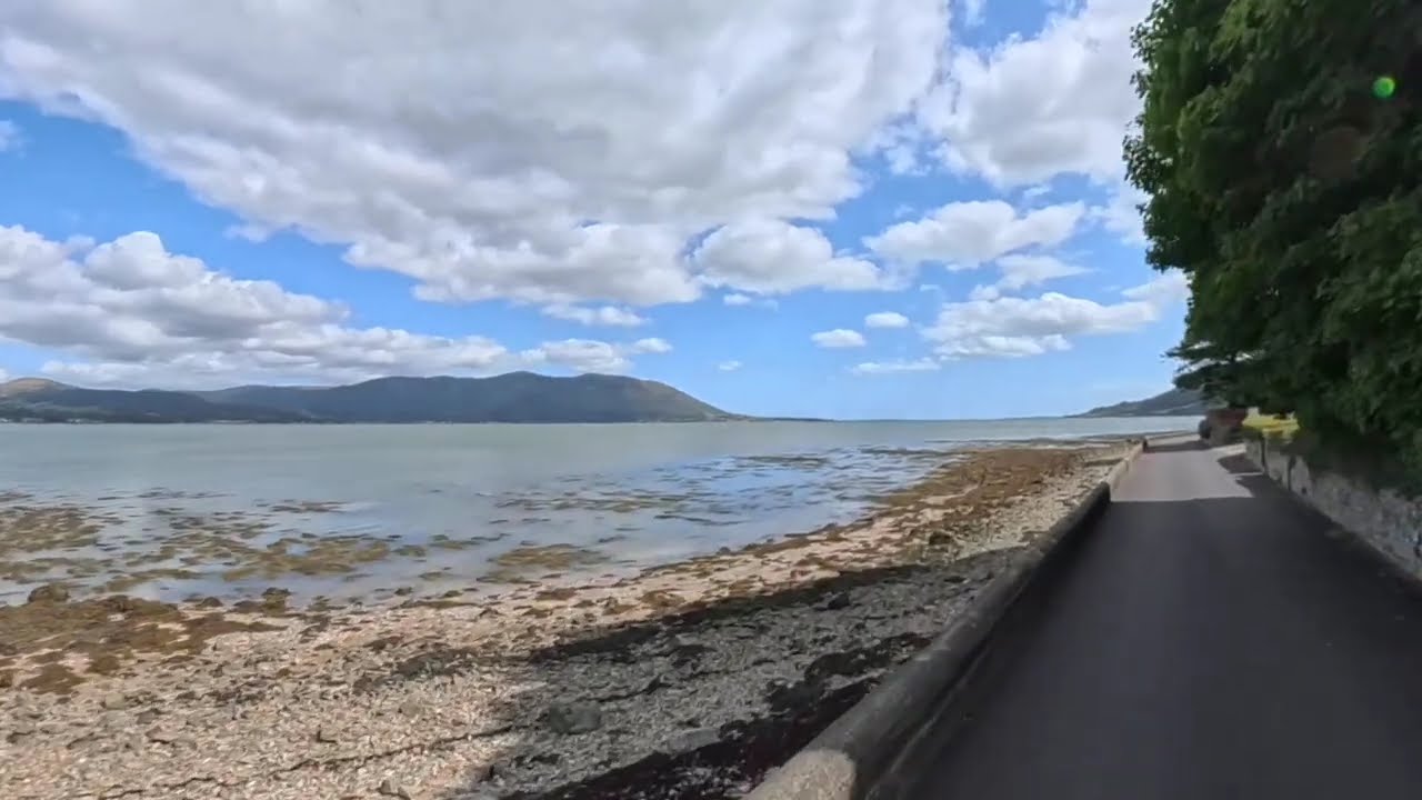Scenic Drive Through Omeath | Coastal Views Along Carlingford Lough 🇮🇪🚗
