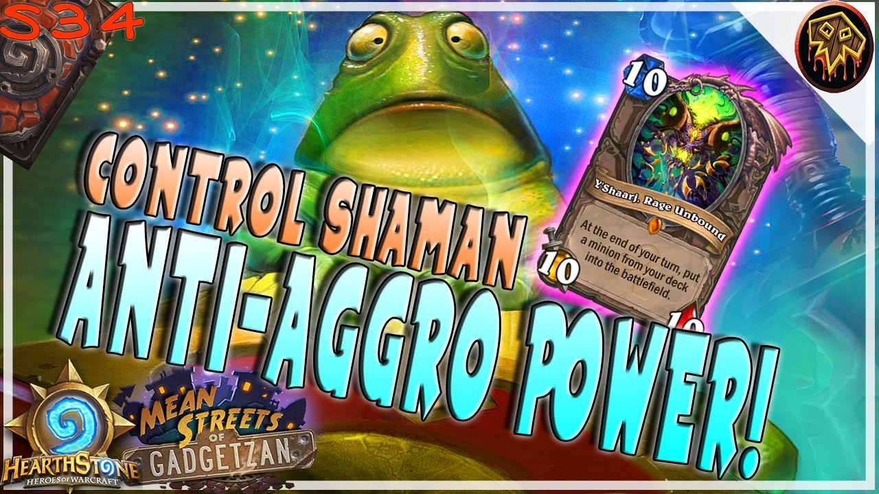 Hearthstone | ANTI AGGRO CONTROL ELEMENTAL SHAMAN Deck Tech | GADGETZAN Furo Legend