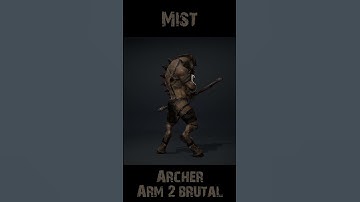 Mist Archer Arm2 Brutal 360 #character #rogerkint #3d #animation #gaming #unity #unreal #mist
