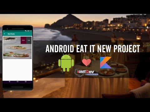 Kotlin Android Tutorial - New Eat It part 74 Server App Update and Delete Best Deals