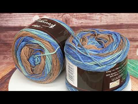 Video: Příze Funny Batik, 9824