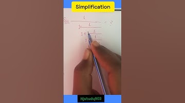 Simplification / Sarlikaran @njstudy903 #shorts #simplification #uptet #math #sarlikaran