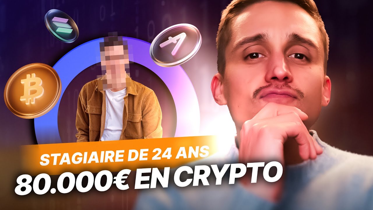 Ce STAGIAIRE de 24 ans met 1750€/mois en CRYPTOS | Présentation de  patrimoine