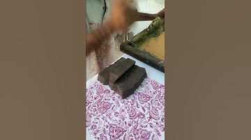 DIY Block Printing Magic: Create Gorgeous Designs at Home! 🌿💥 | #BlockPrinting