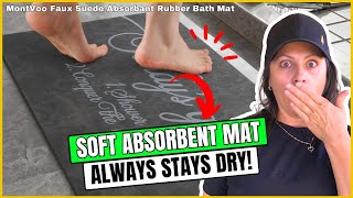 Ultra-Thin MontVoo Bath Mat Review: Absorbent & No-Slip!