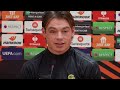 Se Glimts pressekonferanse  før PSV-kampen
