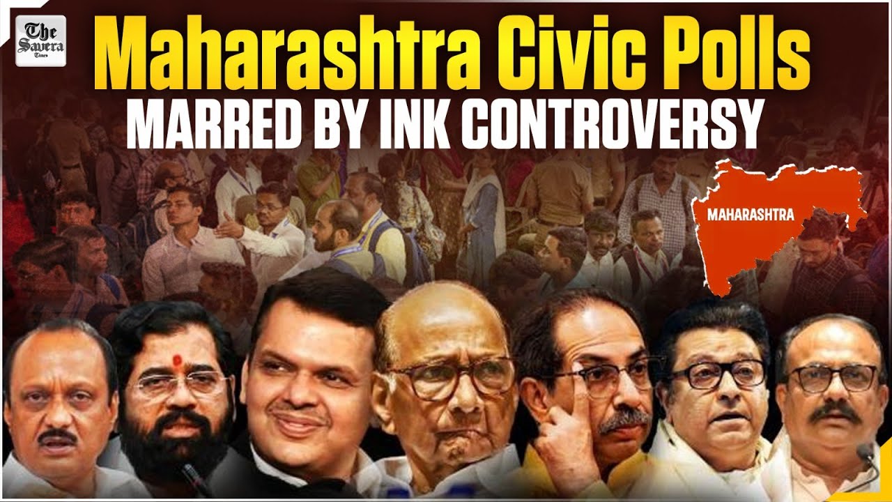 Live | Maharashtra Civic Polls Marred by Ink Controversy as Opposition Alleges Voter Fraud