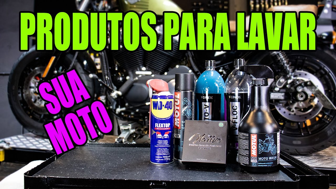 Produtos que eu recomendo para lavar a moto. - YouTube