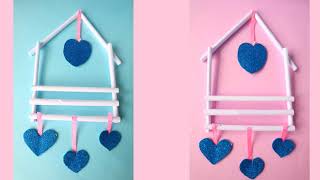 DIY SIMPLE HOME DECOR WALL DECORATION |  Paper Flower Wall Hanging Ideas