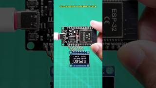 color tft lcd with internet clock driven by esp32  #shortsvideo #tech  #esp32 #technology
