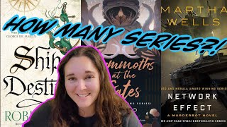 Midyear Series Check-in and Plans
Im reading a ton of series lets take a look at them.
My current obsession is the Liveship Traders series but I also have plans to finish the Greenbone Saga, Murderbot, The Singing Hills Cycle, and move into the Tawny Man. I also didnt mention it but at some point soon I want to start my next trip around the Tower and reread the Dark Tower series by Stephen King. Midyear Series Check-in and Plans