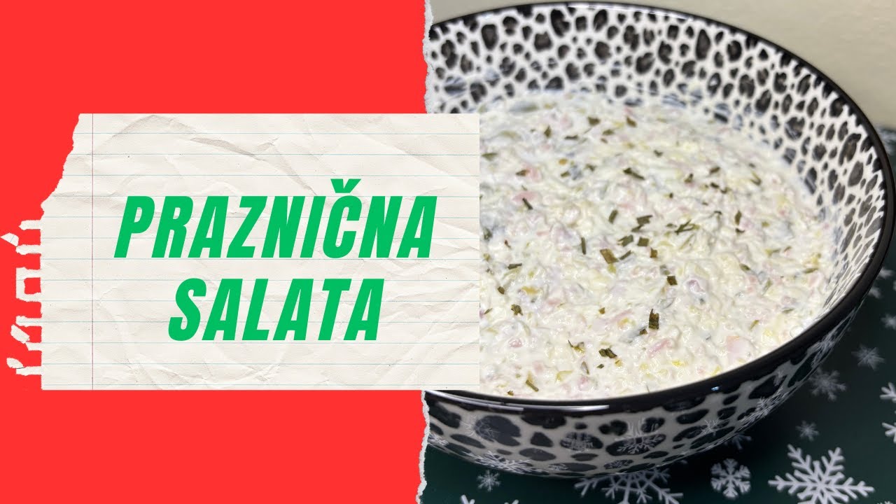 💫PRAZNIČNA SALATA💫 - Savršena kao predjelo i uz meso 🤩🤩