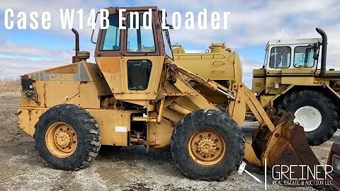 Case W14B End Loader - Selling at our Spring 2021 Online-Only Machinery Consignment