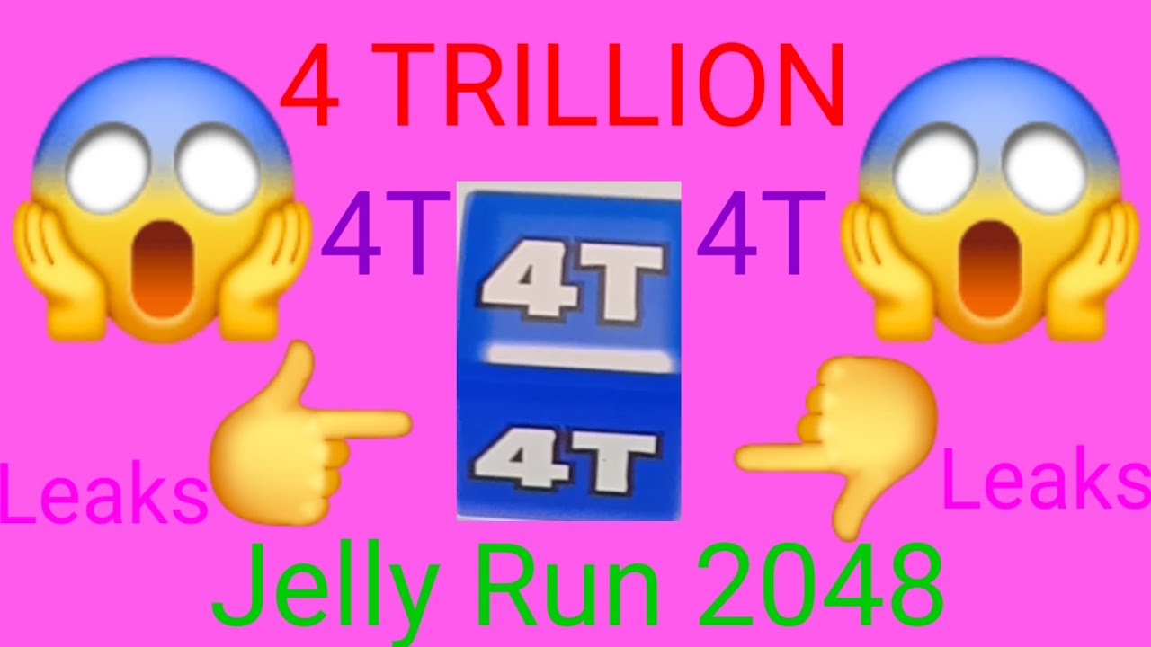 4 Trillion WORLD RECORD IN JELLY RUN 2048