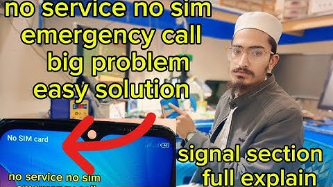 all infinix no service no sim card emergency call problem easy solution signal section full explain