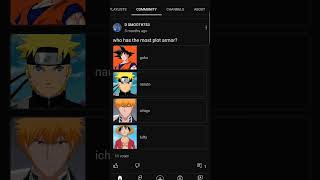 WHO HAS THE MOST PLOT ARMOR? #anime #dbz #bleach #naruto #onepiece #goku #ichigo #luffy