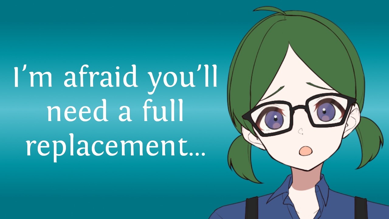 Getting New Legs At The Mechanic (ASMR Roleplay) [F4A] [Android Listener]